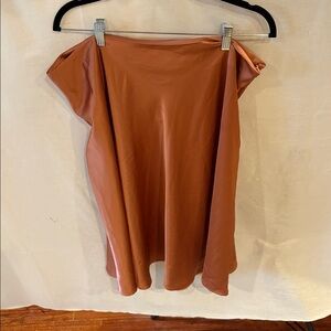 Monteau Rust Orange Dress 1X
